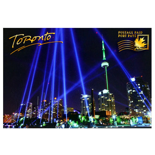 Postage Paid Postcard - Toronto Harbourfront Illumination